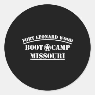 Military Grunt Combat Veteran Active Duty Enlisted Classic Round Sticker