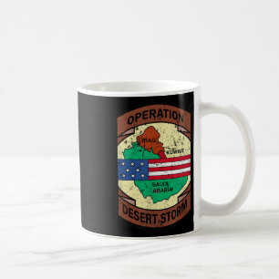 Military Gulf War Operation Desert Storm Usa Insig Coffee Mug