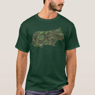 Military Hamster Camo Print US Rodent Pet Men T-Shirt