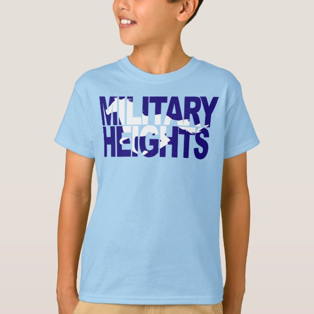 Military Heights Mustangs T-Shirt (Front)