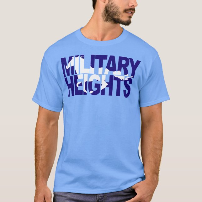 Military Heights Running Mustang T-Shirt (Front)