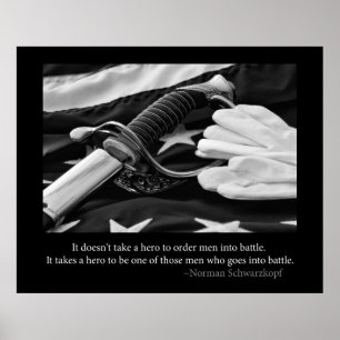 Military Hero Poster
