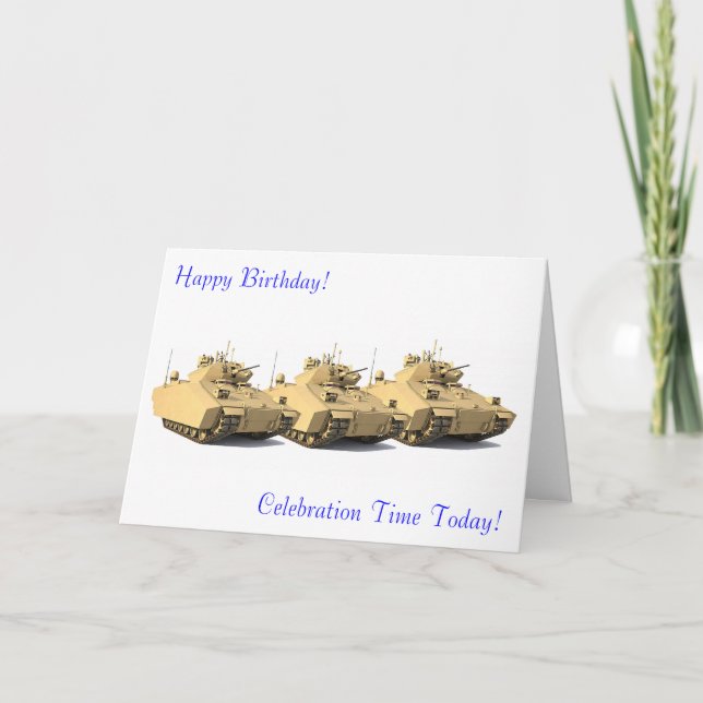 Military Images for greeting card (Front)