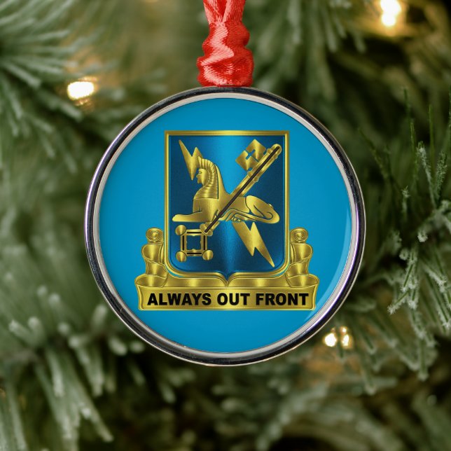 MILITARY INTELLIGENCE METAL TREE DECORATION (Tree)