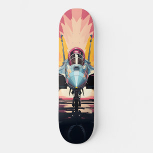 Military Interceptor Aircraft Skateboard