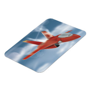 Military Jet Aircraft Magnet