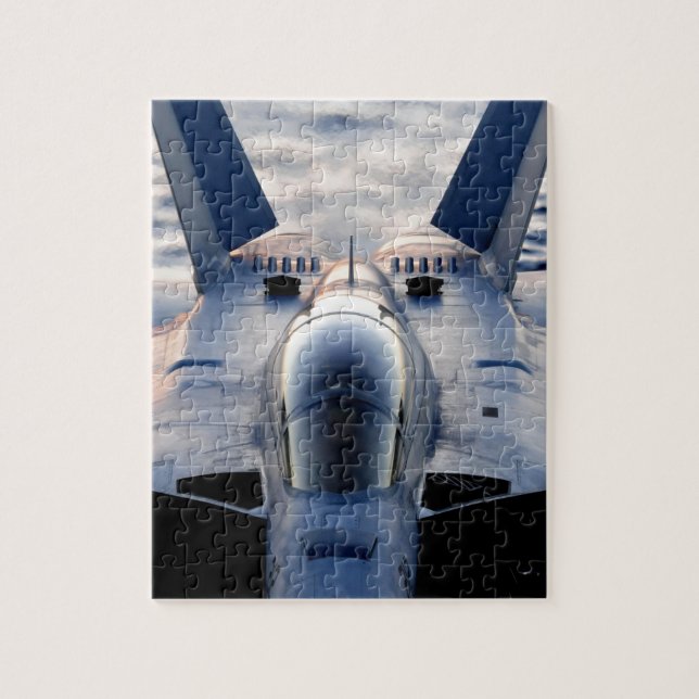 Military jet jigsaw puzzle (Vertical)