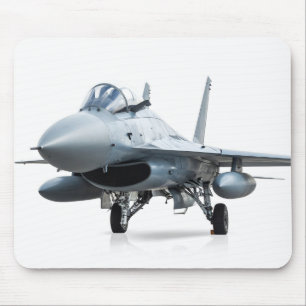 Military jet mouse pad