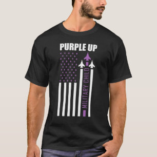 Military Kid Strong Jet Up Proud Military Militar T-Shirt