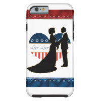 Military Love Couple Silhouette iPhone 6 Case