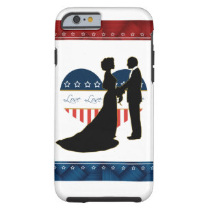 Military Love Couple Silhouette iPhone 6 Case