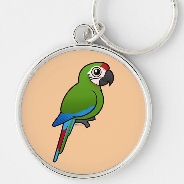 Military Macaw Key Ring (Front)