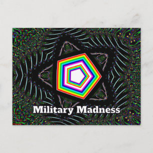 Military Madness (you may change the words) Postcard