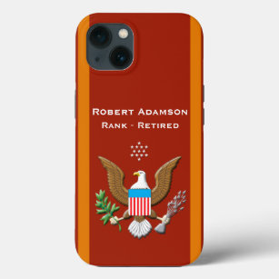 Military Marine Defence emblem personalise iPhone 13 Case