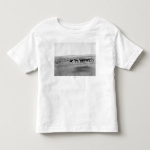 Military Men Survey a Distant Lakota Camp Toddler T-Shirt