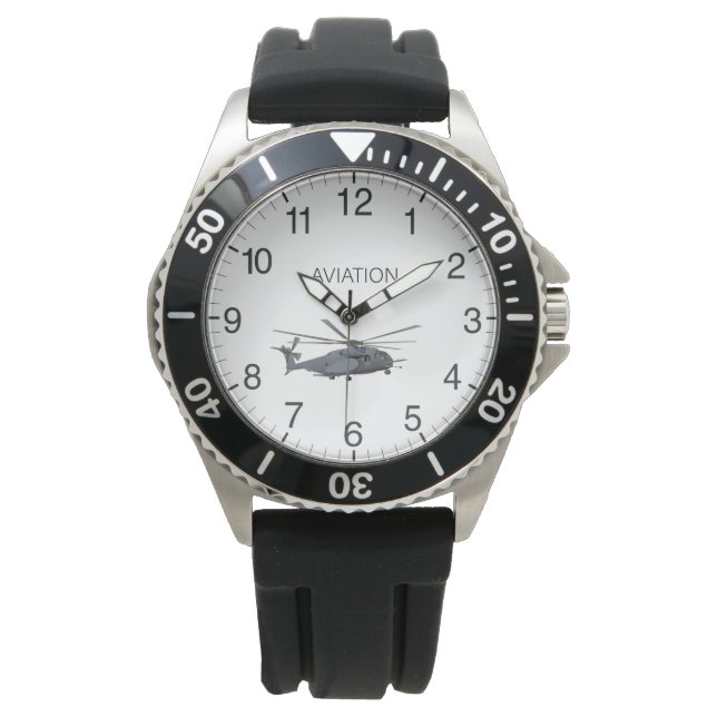 Military MH-53 Helicopter Watch (Front)