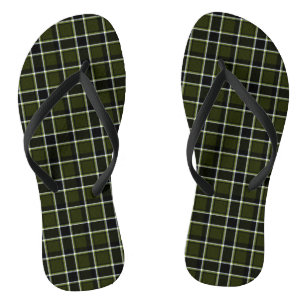  Military Modern Camouflage Tartan Khaki Pattern Jandals