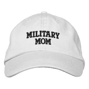 MILITARY MOM EMBROIDERED HAT