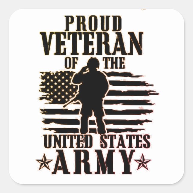 Military Mum Dad armed Forces day Square Sticker (Front)
