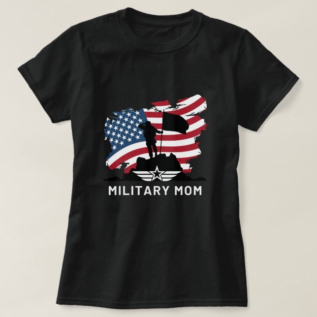 Military mum T-Shirt (Design Front)