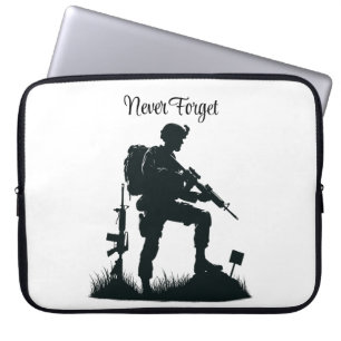 Military Never Forget Tribute Laptop Bag