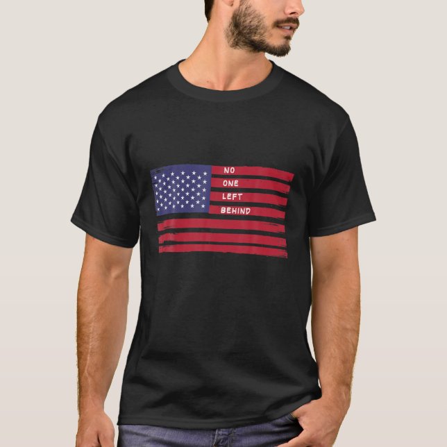 Military No One Left Behind T-Shirt (Front)