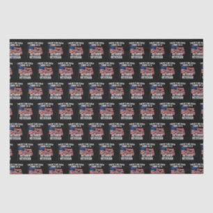 Military - No Such Thing as Retired Veteran Tissue Paper