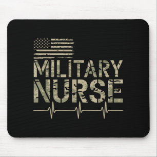 Military Nurse, American Veteran Va Nursing Corp Mouse Pad