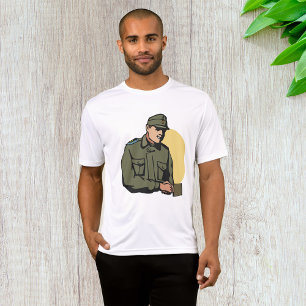 Military Officer Retro Army Soldier T-Shirt