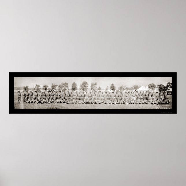 Military Officers WWI Photo 1917 Poster (Front)