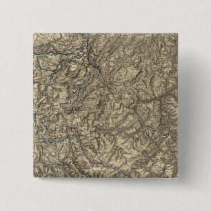 Military Operations of the Atlanta Campaign 3 15 Cm Square Badge