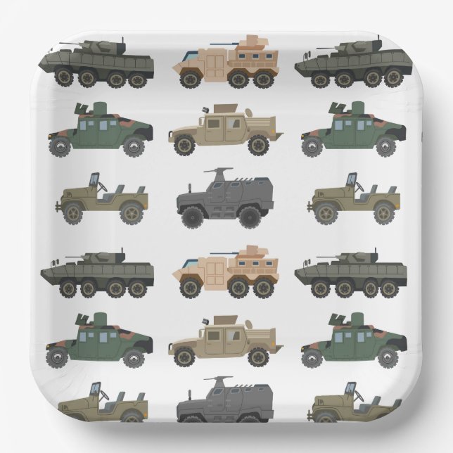 Military Paper Plates (Front)