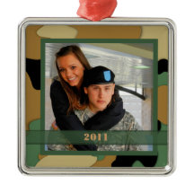 Military Photo Keepsake Ornament
