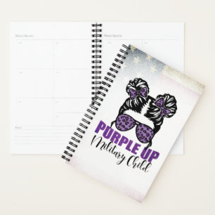 Military - Purple Up Military Child Planner
