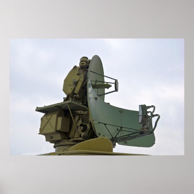 military radar antenna poster (Front)