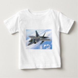 military raptor aeroplane fighter baby T-Shirt