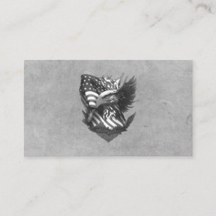 Military Recruiter Law Enforcement USA Eagle Business Card