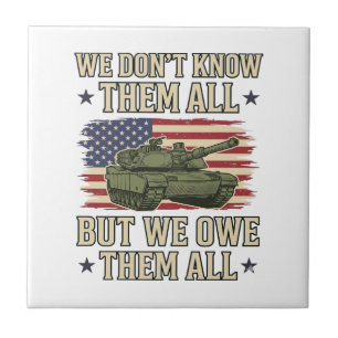 Military Remembrance Tank Patriotic Shirt Design_1 Tile