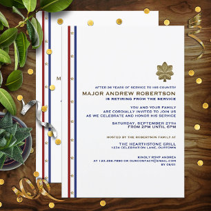 Military Retirement Party Invitation