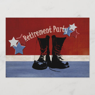 Military Retirement Party Invitation