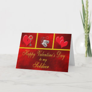 Military Soldier Valentine Card