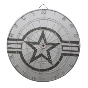 Military Star Metal Cage Dartboard