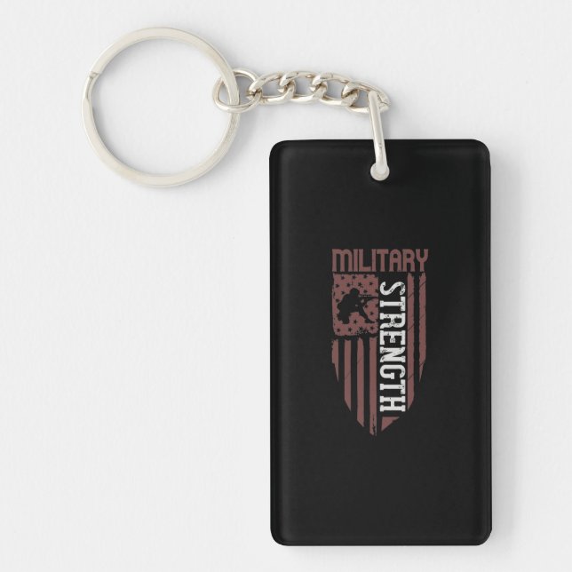 Military Stength Key Ring (Front)