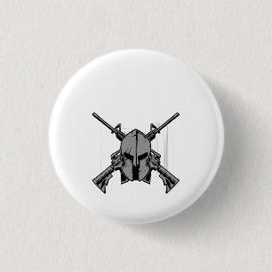 Military strengh 3 cm round badge