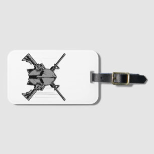 Military strengh luggage tag