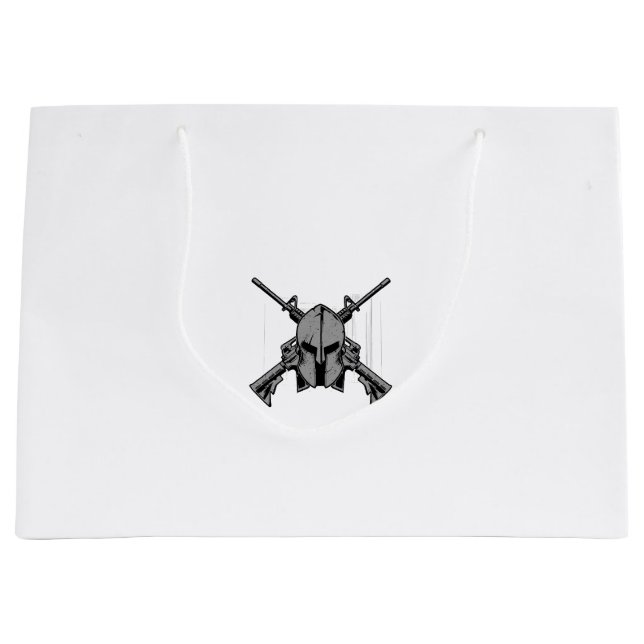 Military strengh Military strengh  Large Gift Bag (Front)