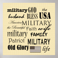 Military Subway Art Poster Print
