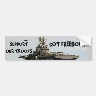 Military Support Bumper Sticker