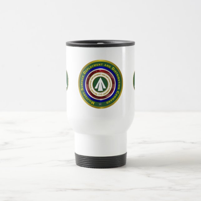 Military Surface Deployment Distribution Command Travel Mug (Center)