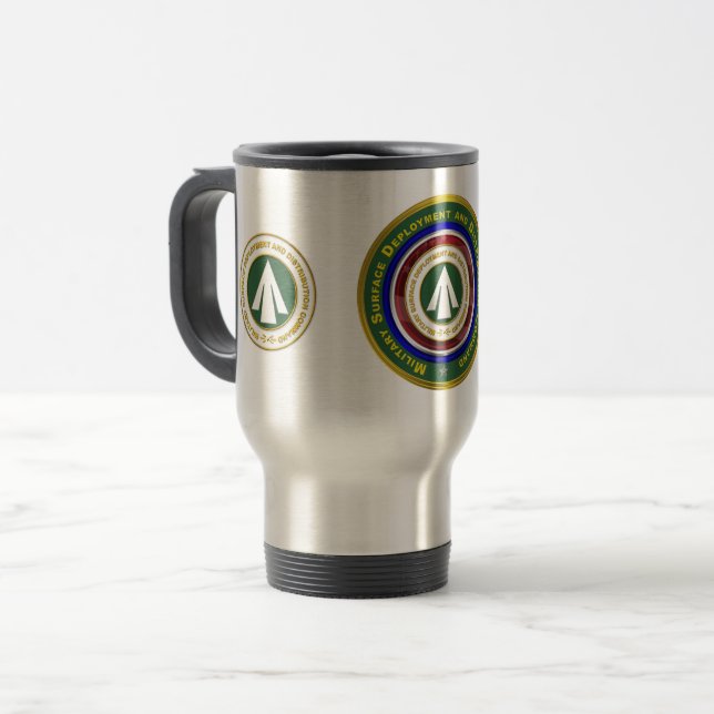 Military Surface Deployment Distribution Command   Travel Mug (Front Left)